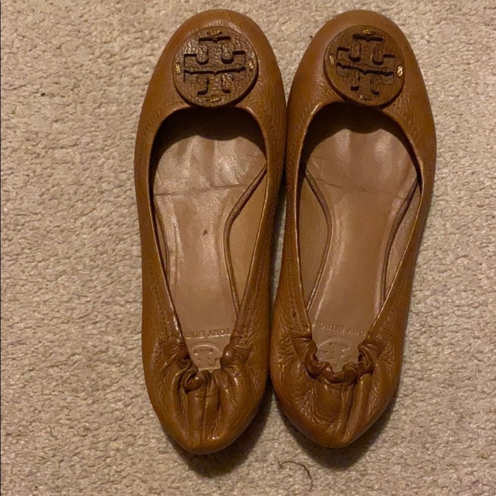 Tory Burch Reva Flats. Brown. $60 Size 7.5